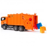 Мусоровоз Scania (цвет оранжевый) (подходит модуль со звуком и светом H )