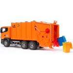 Мусоровоз Scania (цвет оранжевый) (подходит модуль со звуком и светом H )