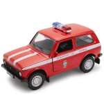 Игрушка модель машины 1:34-39 Lada 4x4 Пожарная Охрана.